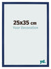 Photo Frame 25x35cm Dark Blue Swept MDF Bologna Front Size | Yourdecoration.co.uk