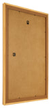 Photo Frame 25x35cm Gold Matte MDF Lazio Back Oblique | Yourdecoration.co.uk