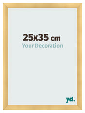 Photo Frame 25x35cm Gold Vintage MDF Pisa Front Size | Yourdecoration.co.uk