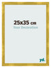 Photo Frame 25x35cm Gold Vintage MDF Pisa Front Size | Yourdecoration.co.uk