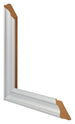 Photo Frame 25x35cm Silver Matte MDF Lazio Detail Intersection | Yourdecoration.co.uk