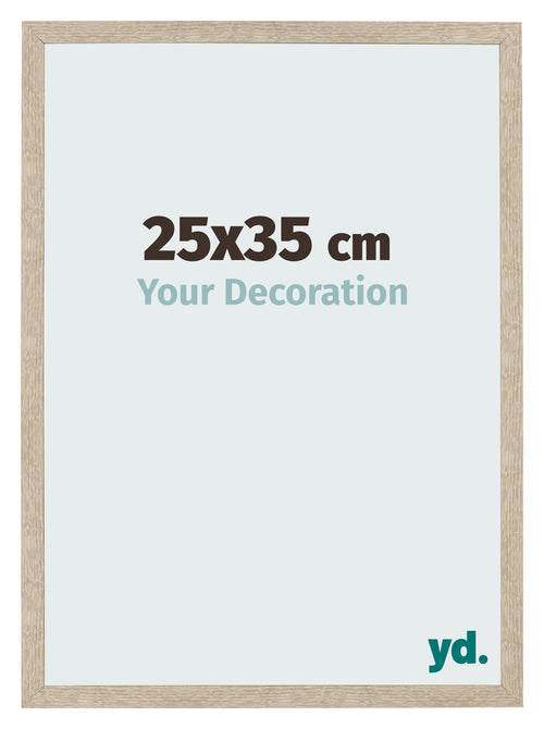 Photo Frame 25x35cm Sonoma Oak MDF Bologna Front Size | Yourdecoration.co.uk