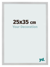 Photo Frame 25x35cm Stainless Steel MDF Bologna Front Size | Yourdecoration.co.uk