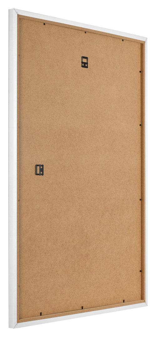 Photo Frame 25x35cm White Matte MDF Bologna Back Oblique | Yourdecoration.co.uk