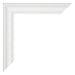 Photo Frame 25x35cm White Swept MDF Lazio Detail Corner | Yourdecoration.co.uk