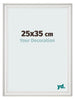 Photo Frame 25x35cm White Swept MDF Lazio Front Size | Yourdecoration.co.uk