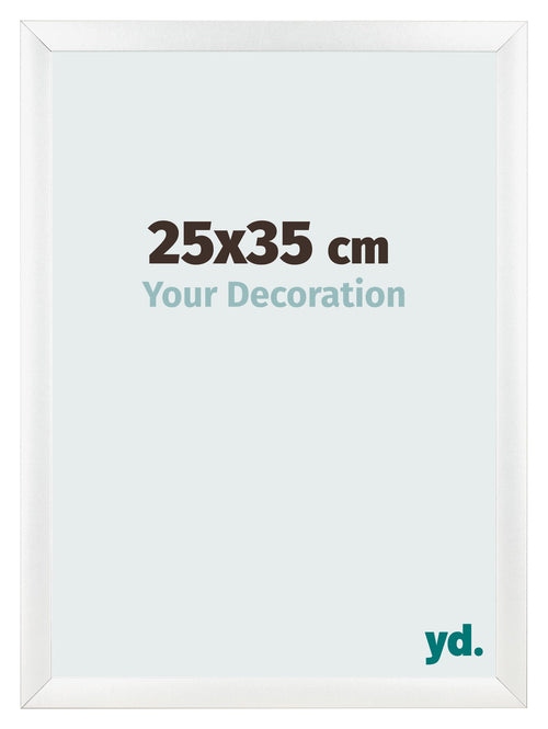 Photo Frame 25x35cm White Vintage MDF Pisa Front Size | Yourdecoration.co.uk