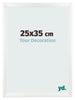 Photo Frame 25x35cm White Vintage MDF Pisa Front Size | Yourdecoration.co.uk