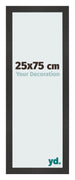 Photo Frame 25x75 cm Black Matte MDF Bologna Front Size | Yourdecoration.co.uk