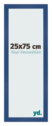 Photo Frame 25x75 cm Dark Blue MDF Bologna Front Size | Yourdecoration.co.uk