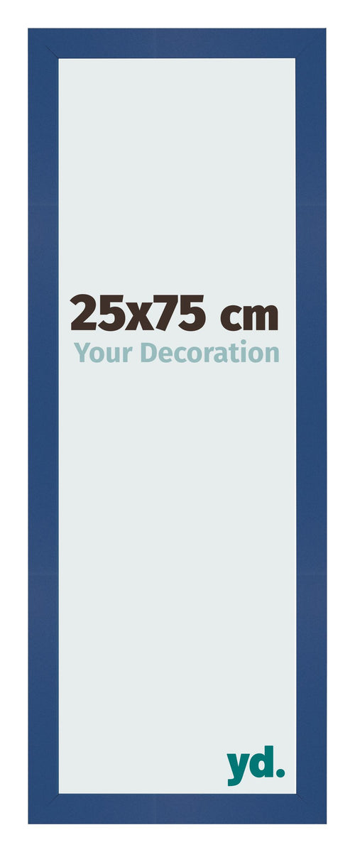 Photo Frame 25x75 cm Dark Blue MDF Bologna Front Size | Yourdecoration.co.uk