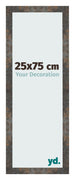 Photo Frame 25x75 cm Oxidized Metal MDF Bologna Front Size | Yourdecoration.co.uk