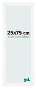 Photo Frame 25x75 cm White High Gloss MDF Bologna Front Size | Yourdecoration.co.uk