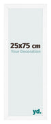 Photo Frame 25x75 cm White Matte MDF Bologna Front Size | Yourdecoration.co.uk