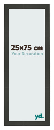 Photo Frame 25x75cm Anthracite MDF Bologna Front Size | Yourdecoration.co.uk