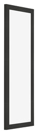 Photo Frame 25x75cm Black Woodgrain MDF Bologna Front Oblique | Yourdecoration.co.uk