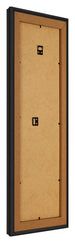 Photo Frame 25x75cm Black Woodgrain MDF Lazio Back Oblique | Yourdecoration.co.uk
