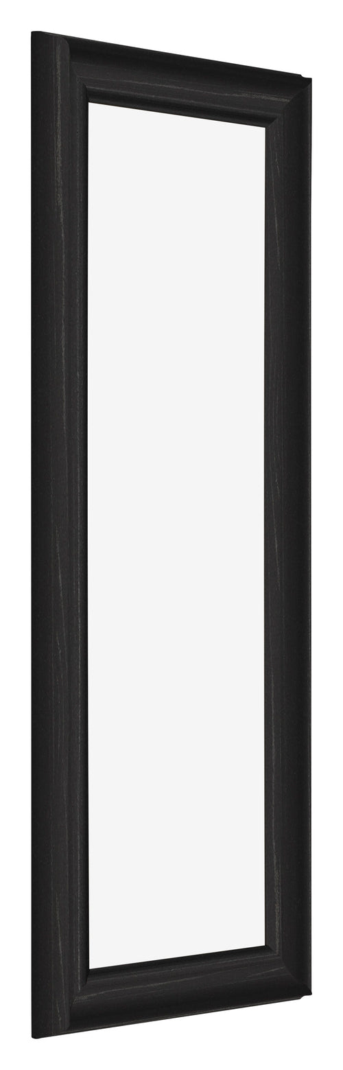 Photo Frame 25x75cm Black Woodgrain MDF Lazio Front Oblique | Yourdecoration.co.uk
