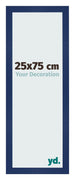 Photo Frame 25x75cm Dark Blue Swept MDF Bologna Front Size | Yourdecoration.co.uk