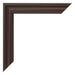 Photo Frame 25x75cm Oak Dark MDF Lazio Detail Corner | Yourdecoration.co.uk