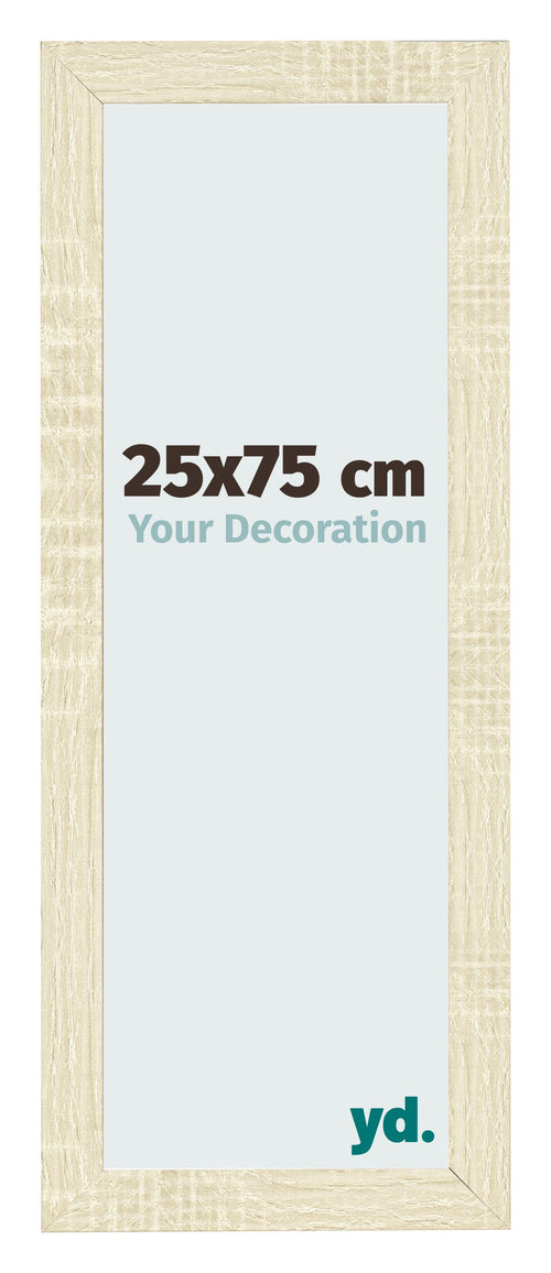 Photo Frame 25x75cm Sonoma Oak MDF Pisa Front Size | Yourdecoration.co.uk