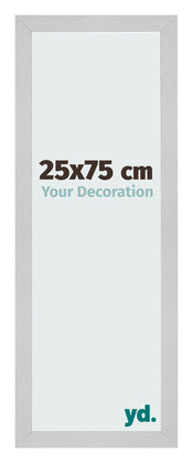 Photo Frame 25x75cm Stainless Steel MDF Bologna Front Size | Yourdecoration.co.uk