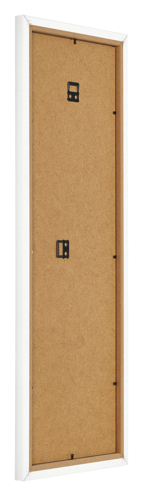 Photo Frame 25x75cm White High Gloss MDF Bologna Back Oblique | Yourdecoration.co.uk