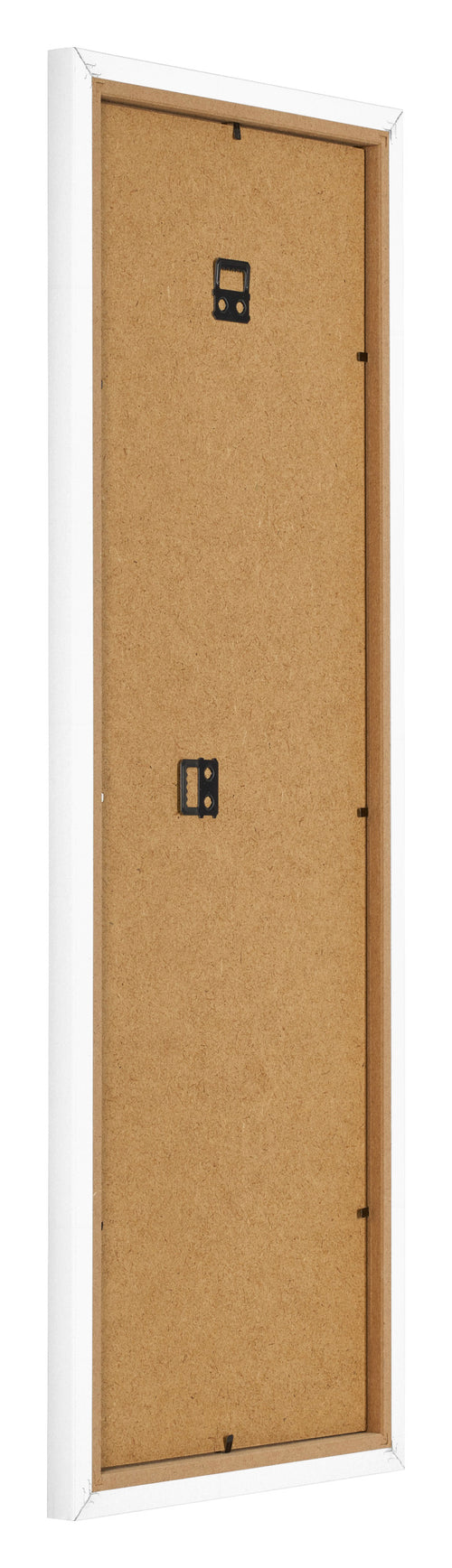 Photo Frame 25x75cm White Matte MDF Bologna Back Oblique | Yourdecoration.co.uk