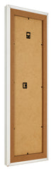 Photo Frame 25x75cm White Swept MDF Lazio Back Oblique | Yourdecoration.co.uk