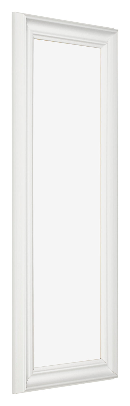 Photo Frame 25x75cm White Swept MDF Lazio Front Oblique | Yourdecoration.co.uk