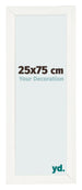 Photo Frame 25x75cm White Vintage MDF Pisa Front Size | Yourdecoration.co.uk