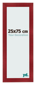 Photo Frame 25x75cm Wine Red Swept MDF Pisa Front Size | Yourdecoration.co.uk