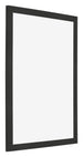 Photo Frame 28x35cm Black Woodgrain MDF Bologna Front Oblique | Yourdecoration.co.uk