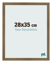 Photo Frame 28x35cm Bronze Design MDF Bologna Front Size | Yourdecoration.co.uk