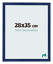 Photo Frame 28x35cm Dark Blue Swept MDF Bologna Front Size | Yourdecoration.co.uk