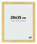 Photo Frame 28x35cm Gold Vintage MDF Pisa Front Size | Yourdecoration.co.uk
