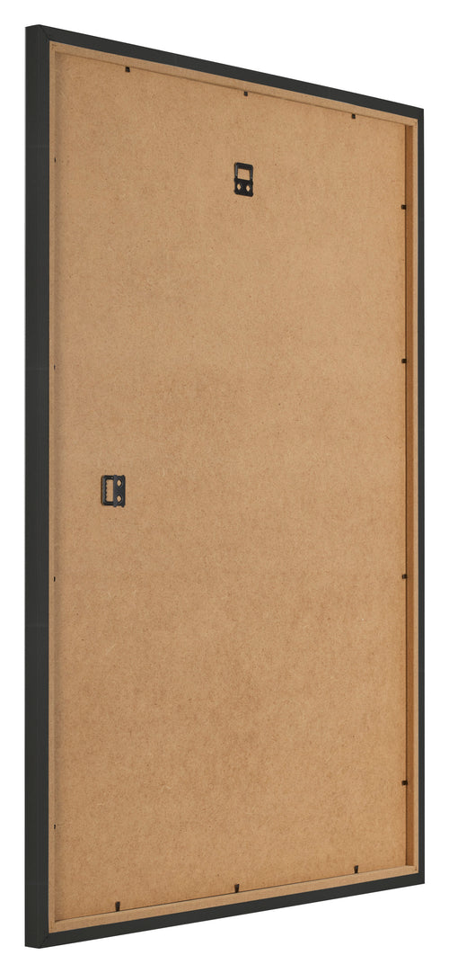Photo Frame 29 7x42cm A3 Black Woodgrain MDF Bologna Back Oblique | Yourdecoration.co.uk
