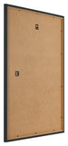 Photo Frame 29 7x42cm A3 Black Woodgrain MDF Bologna Back Oblique | Yourdecoration.co.uk
