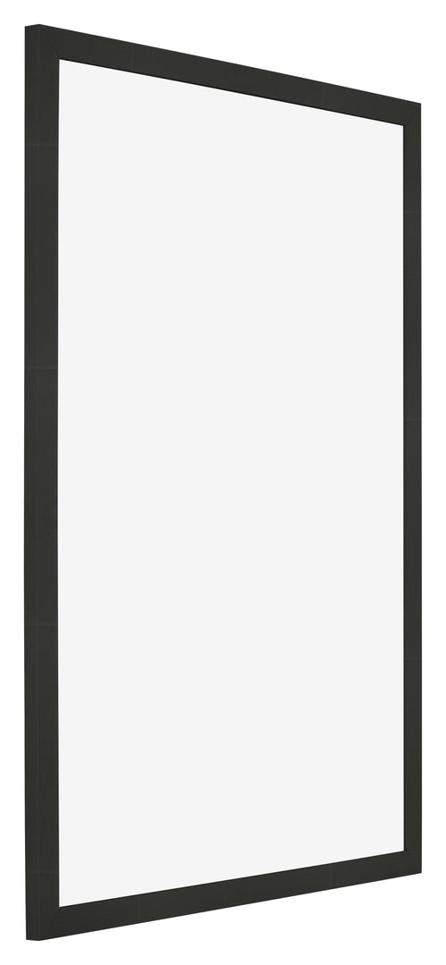 Photo Frame 29 7x42cm A3 Black Woodgrain MDF Bologna Front Oblique | Yourdecoration.co.uk
