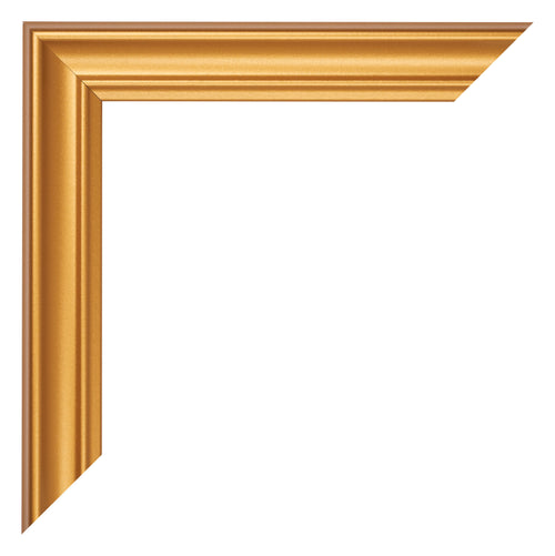 Photo Frame 29 7x42cm A3 Gold Matte MDF Lazio Detail Corner | Yourdecoration.co.uk