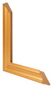 Photo Frame 29 7x42cm A3 Gold Matte MDF Lazio Detail Intersection | Yourdecoration.co.uk