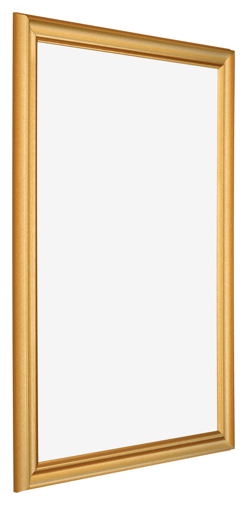 Photo Frame 29 7x42cm A3 Gold Matte MDF Lazio Front Oblique | Yourdecoration.co.uk
