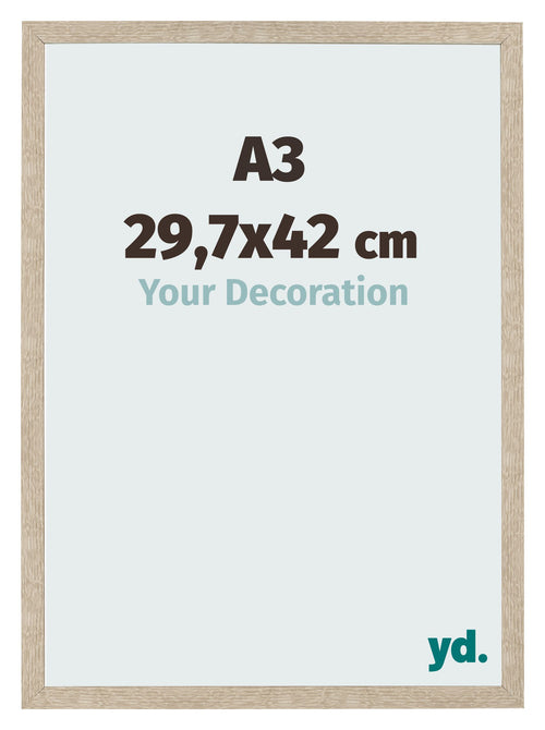 Photo Frame 29 7x42cm A3 Sonoma Oak MDF Bologna Front Size | Yourdecoration.co.uk