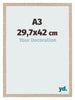 Photo Frame 29 7x42cm A3 Sonoma Oak MDF Bologna Front Size | Yourdecoration.co.uk