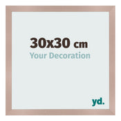 Photo Frame 30x30 cm Dusty Pink MDF Bologna Front Size | Yourdecoration.co.uk