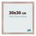 Photo Frame 30x30 cm Dusty Pink MDF Bologna Front Size | Yourdecoration.co.uk