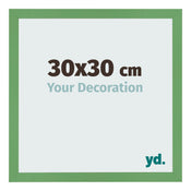 Photo Frame 30x30 cm Green MDF Bologna Front Size | Yourdecoration.co.uk