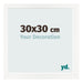 Photo Frame 30x30 cm White High Gloss MDF Bologna Front Size | Yourdecoration.co.uk