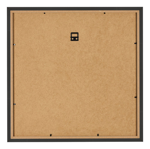 Photo Frame 30x30cm Black Woodgrain MDF Bologna Back | Yourdecoration.co.uk