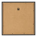Photo Frame 30x30cm Black Woodgrain MDF Bologna Back | Yourdecoration.co.uk